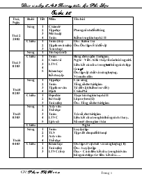 Giáo án 2 buổi lớp 5 tuần 25 - Trường tiểu học Phú Lộc