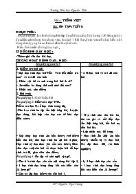 Giáo án dạy tuần 35 - Trường Tiểu học Nguyễn Trãi