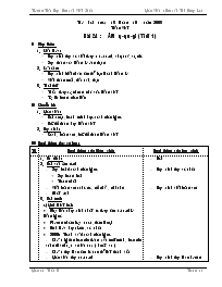 Giáo án khối 1 tuần 6