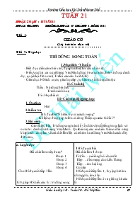 Giáo án lớp 5 tuần 21 - Trường Tiểu học Thị Trấn Phong Thổ