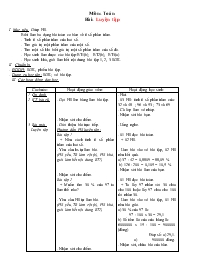 Giáo án Toán tuần 16 (thứ 6): Luyện tập