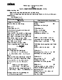 Giáo án dạy Tuần 19 - Khối lớp 5