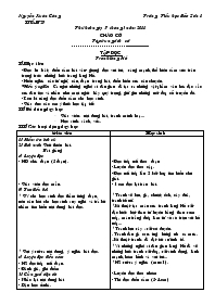 Giáo án dạy tuần 27 - Trường Tiểu học Bảo Sơn 1