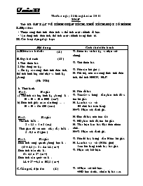 Giáo án dạy Tuần 33 - Khối lớp 5