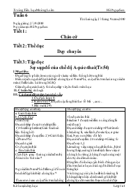 Giáo án dạy tuần 6 - Trường Tiểu học Mường Luân