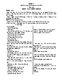 Giáo án giảng dạy Lớp 5 tuần 13
