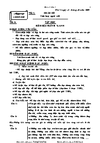 Giáo án Lớp 5 tuần 8 - Trường tiểu học Nguyễn Viết Xuân