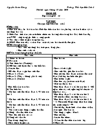 Giáo án sáng tuần 11 - Trường Tiểu học Bảo Sơn 1