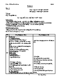 Giáo án các môn khối 5 - Tuần 6