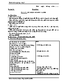 Giáo án lớp 5 - Tuần 8