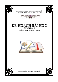 Bài soạn các môn khối 5 - Trường tiểu học Nguyễn Đình Chiểu - Tuần 2, 3